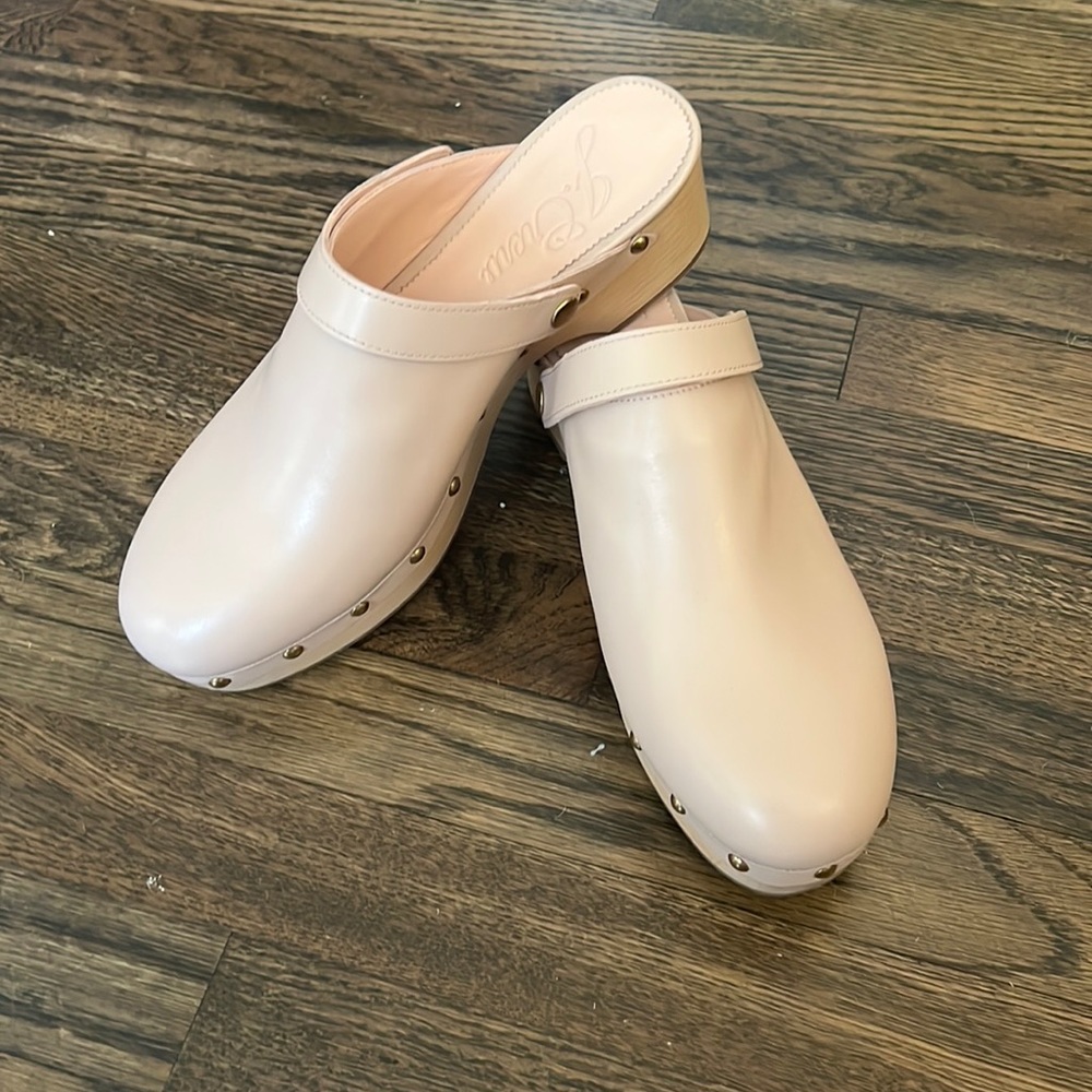 J Crew clogs, 10.5 Light Pink